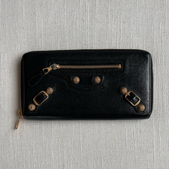 Balenciaga Motocross Black Wallet - Picture 1 of 3